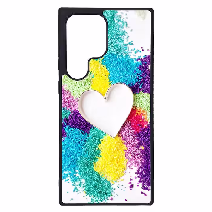 کاور طرح قلبی کد G-149 مناسب برای گوشی موبایل سامسونگ Galaxy S23 Ultra | دیجی قاب دونی
