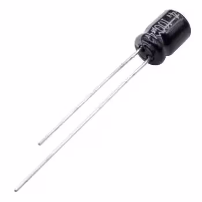 مجموعه 4 عددی خازن الکترولیتی 100uF / 4V ژاپنی مارک Matsushita Panasonic بسته200 تایی