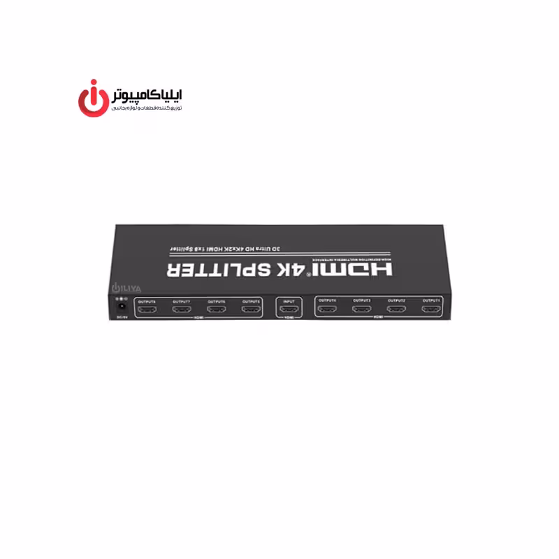 اسپلیتر 1 به 8 درگاه HDMI برند تی سی تراست مدل TC-SP-18U