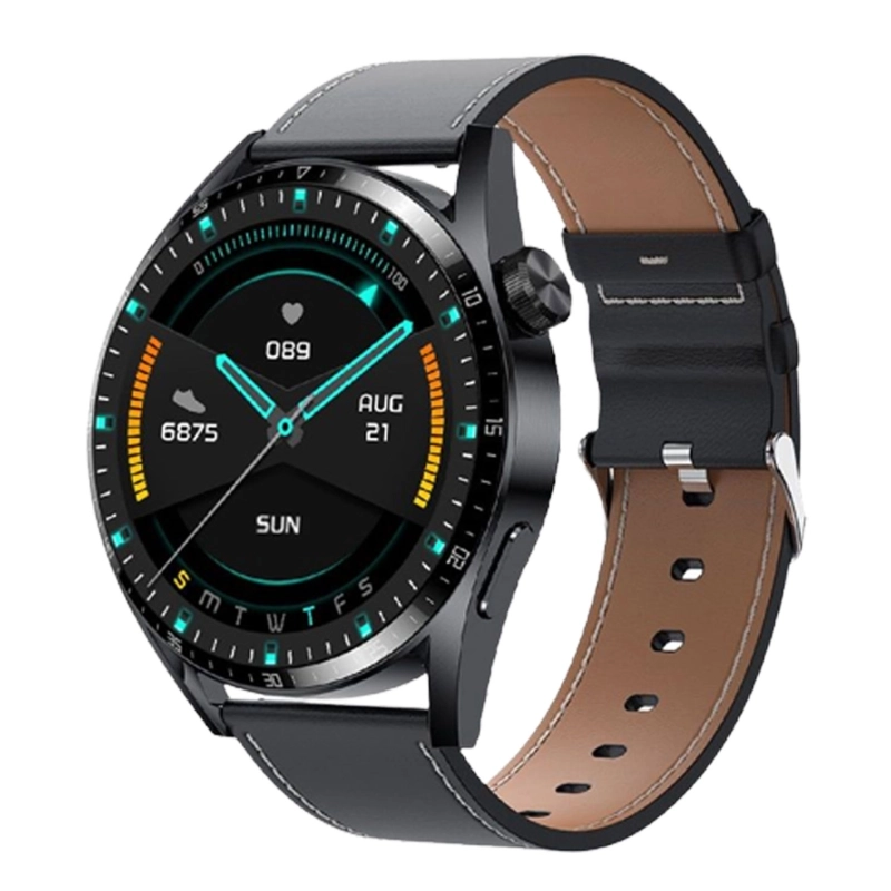 ساعت هوشمند گرین لاین مدل G-Master بند چرمی