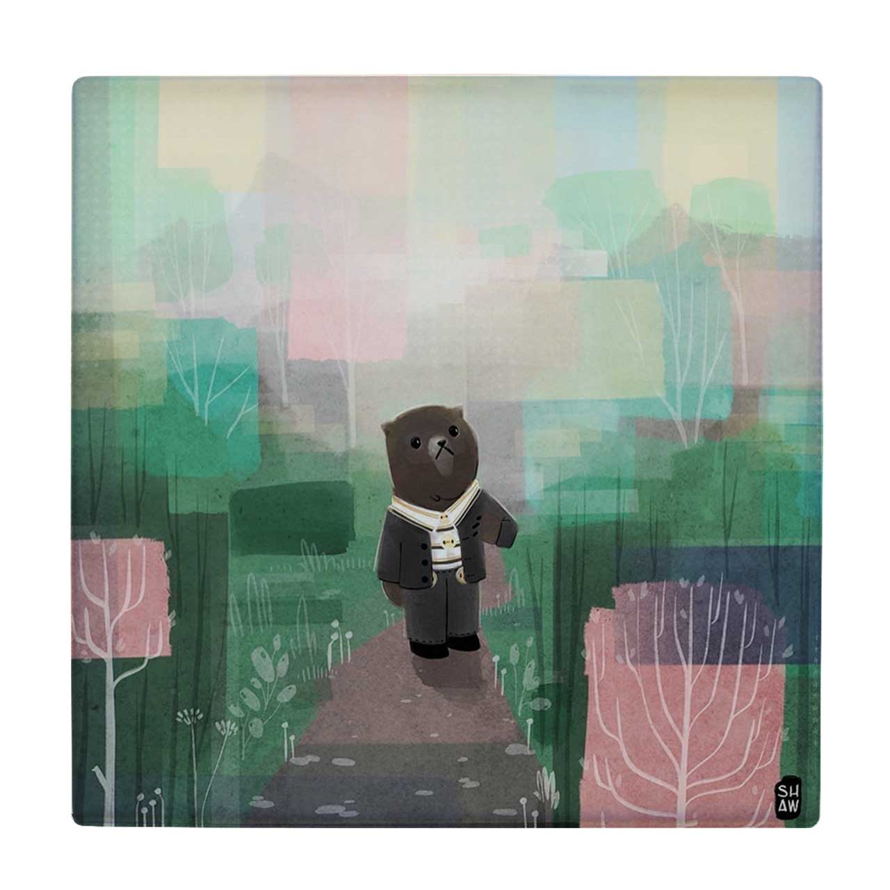 کاشی کارنیلا طرح خرس کوچولو کد wkk2080