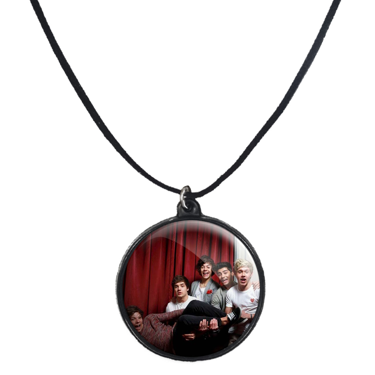 گردنبند پرمانه طرح One Direction کد pmb.13644 مدل دو طرفه