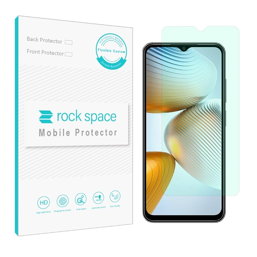  گلس شیائومی POCO M4 5G مدل نانو هیدروژل گرین لایت برند راک اسپیس