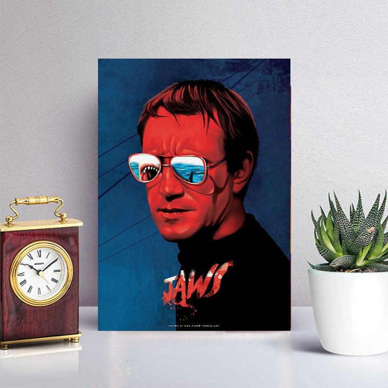 تابلو شاسی  طرح آرواره (jaws) کد FMO11 | دنیای قاب