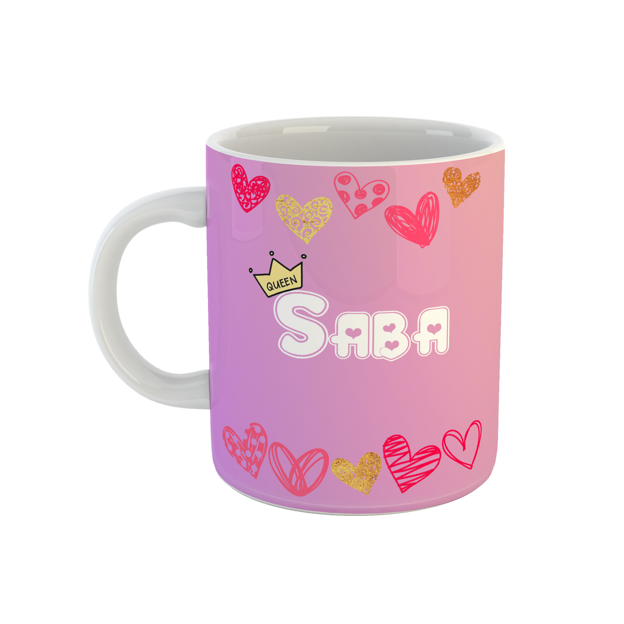 ماگ طرح تک شاخ مدل صبا