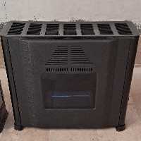 بخاری16هزار جنرال سهند رنگ مشکی ابعاد80 در 75طرح شومینه ضمانت یک سال گرمایش عالی