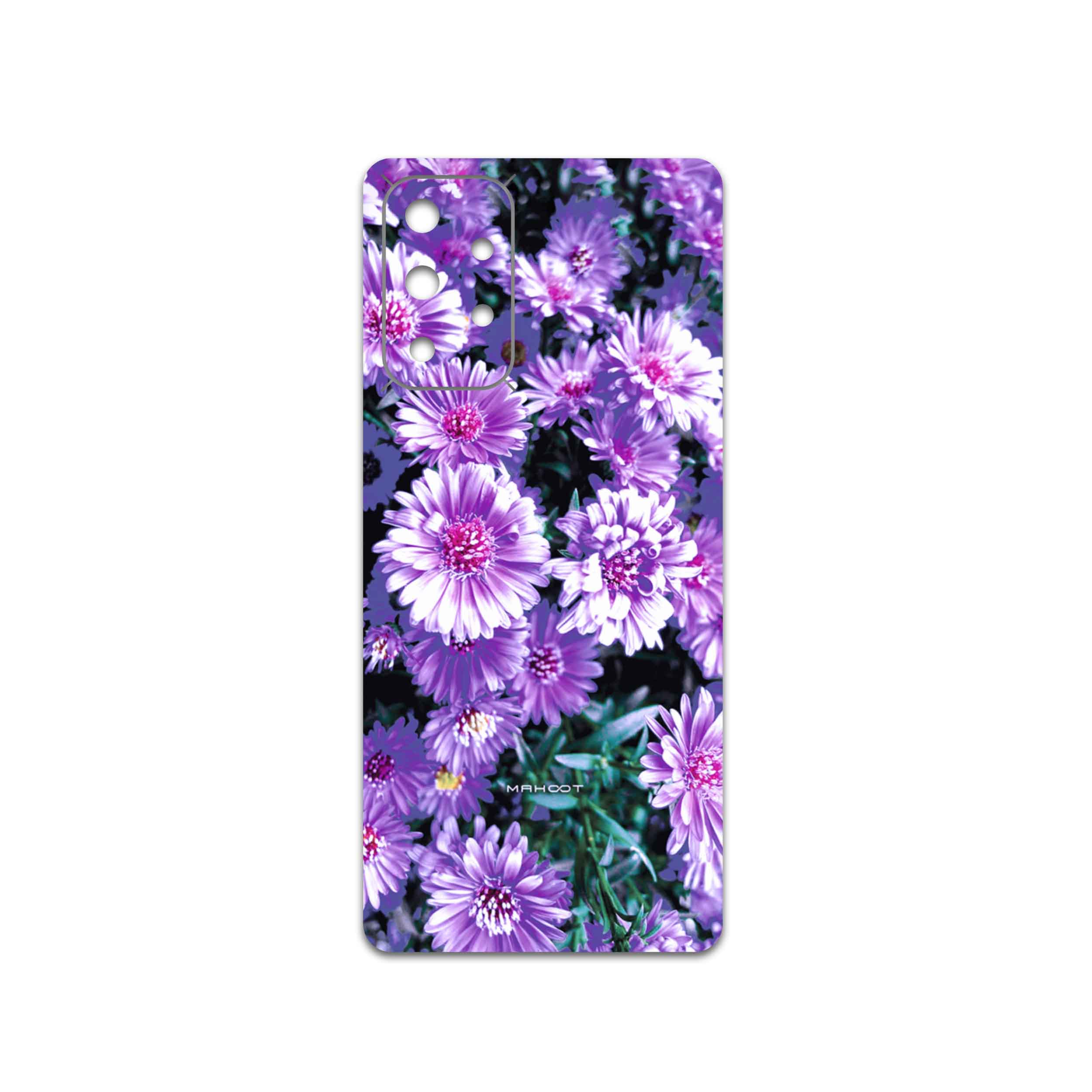 برچسب پوششی ماهوت مدل Purple-Flower مناسب برای گوشی موبایل سامسونگ Galaxy A73 5G