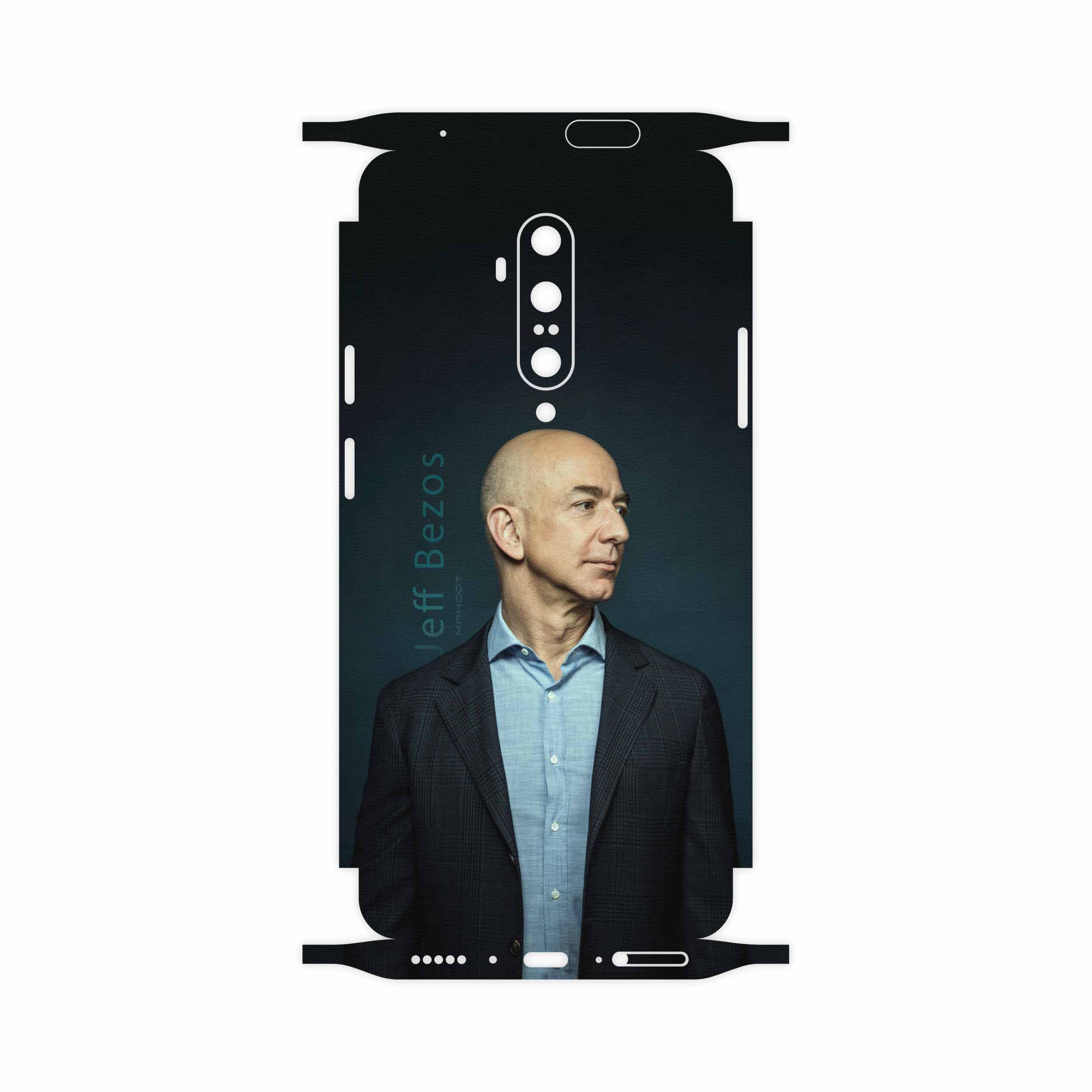 برچسب پوششی ماهوت مدل Jeff-Bezos-FullSkin مناسب برای گوشی موبایل وان پلاس 7T Pro