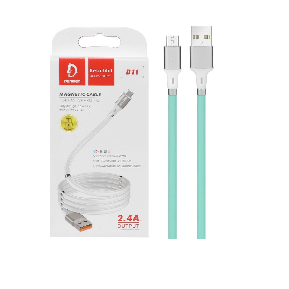 کابل تبدیل USB به MicroUSB دنمن مدل D11V طول 1 متر