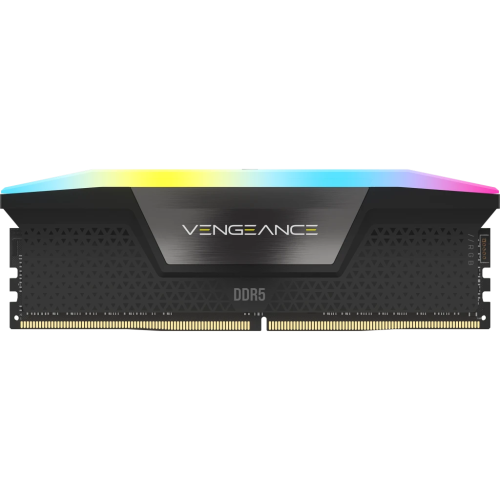 رم دسکتاپ Corsair Vengeance RGB DDR5 32GB Dual 7200MHz CL34 Black Dual Channel (آکبند با گارانتی)