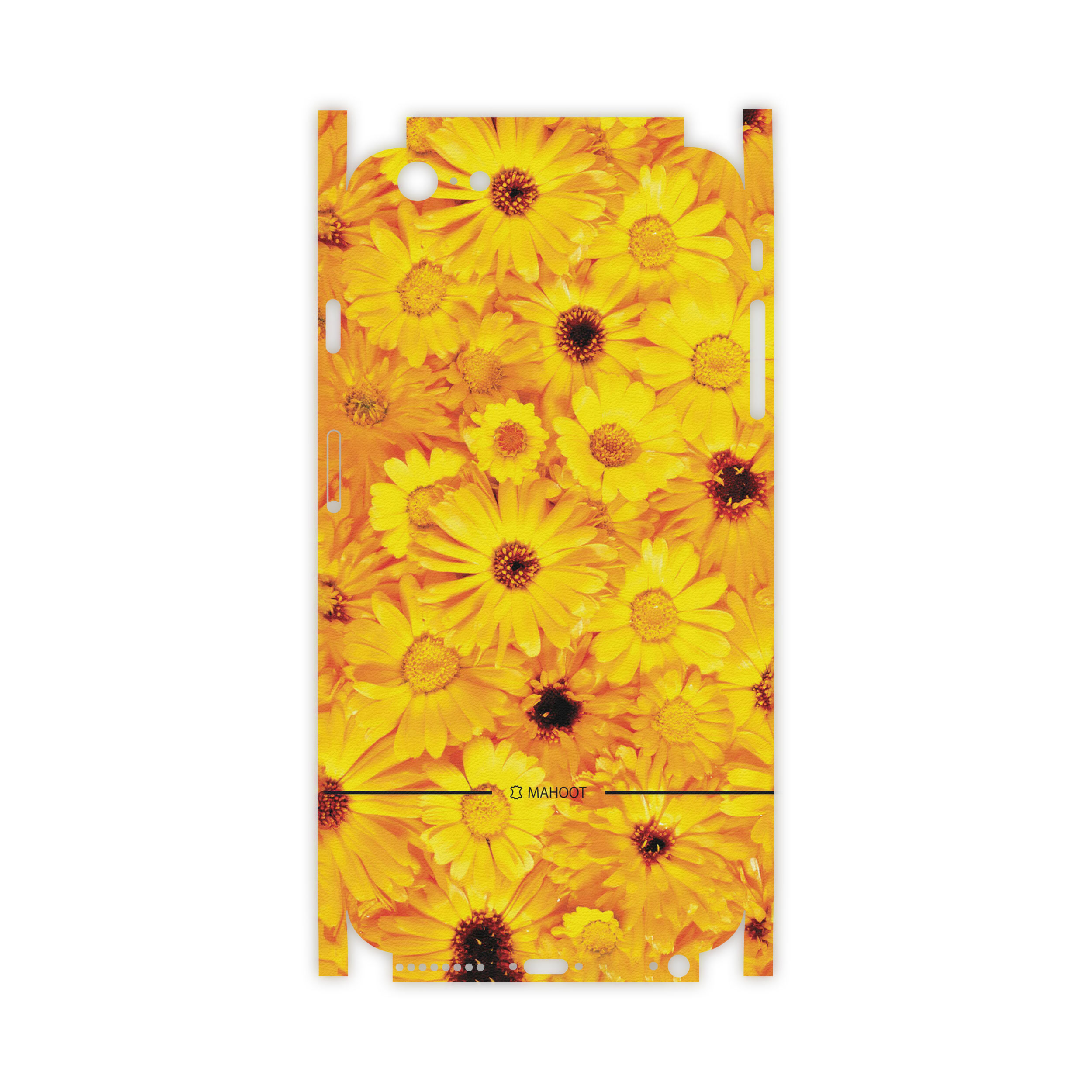 برچسب پوششی ماهوت مدل Yellow-Flower-FullSkin مناسب برای گوشی موبایل اپل iPhone 6S Plus