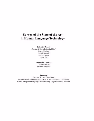 خرید و دانلود نسخه کامل کتاب Survey of the State of the Art in Human Language Technology