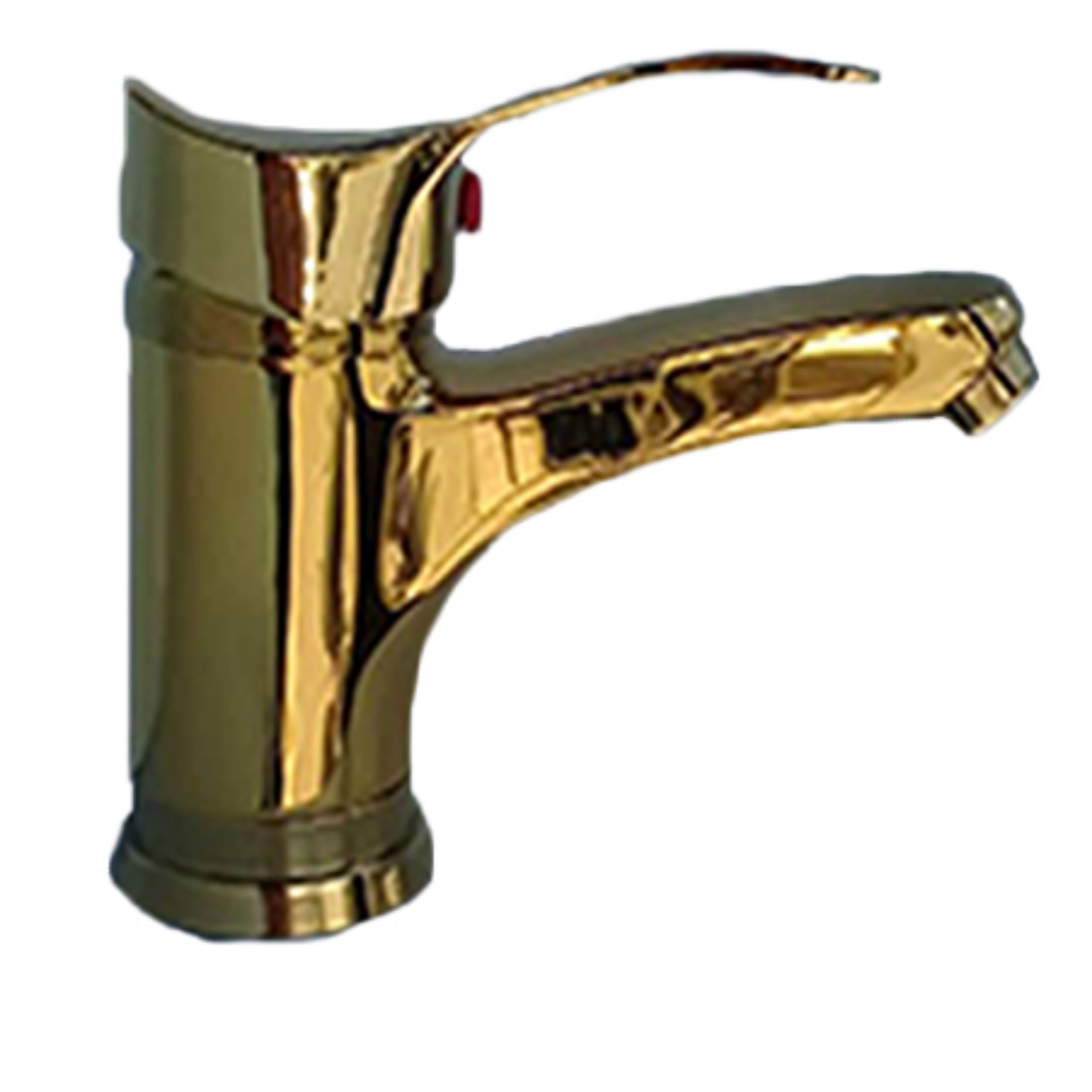 شیر روشویی طلایی تنه برنجی