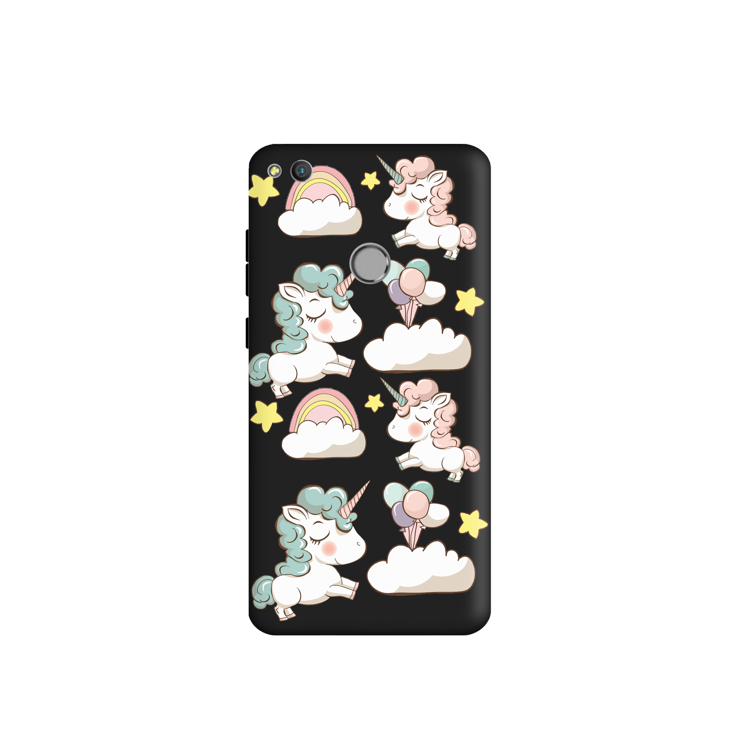 کاور طرح یونیکورن کد u411 مناسب برای گوشی موبایل هوآوی P8 Lite 2017 / آنر 8Lite 