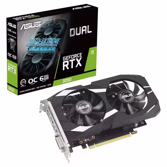 کارت گرافیک ایسوس مدل Dual GeForce RTX 3050 OC Edition 6GB GDDR6