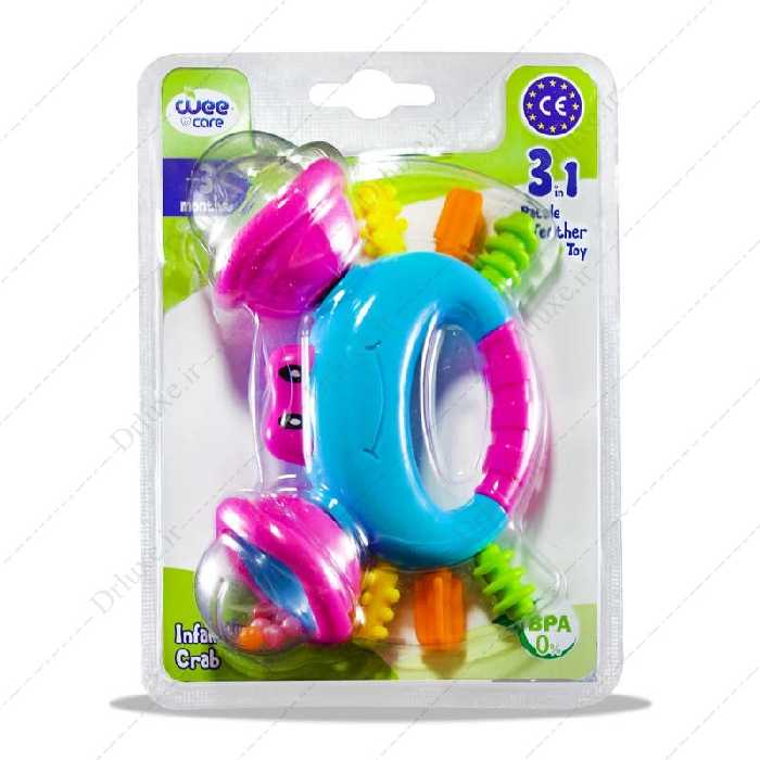 مشخصات، قیمت و خرید جغجغه و دندان گیر وی کر کد 496 - دکتر لوکس