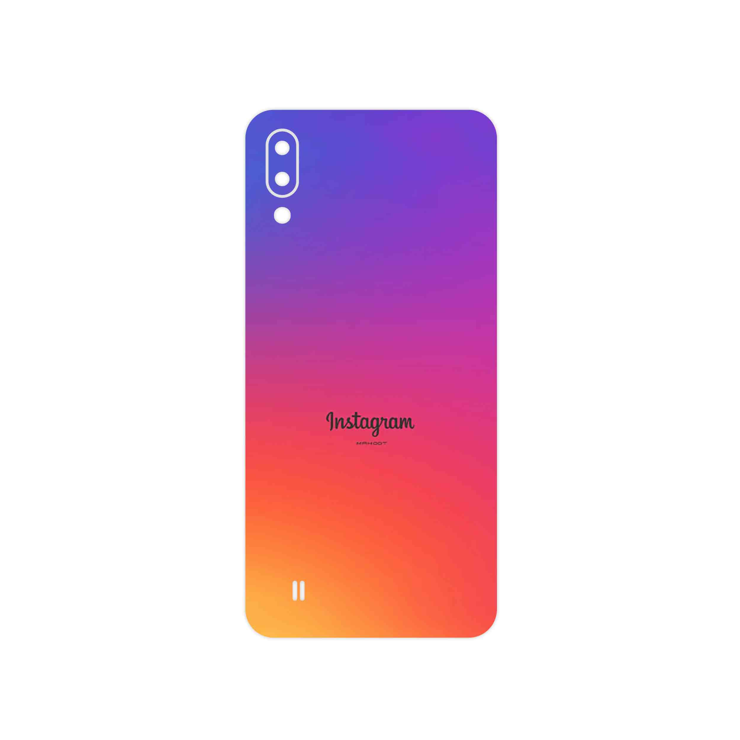 برچسب پوششی ماهوت مدل Instagram مناسب برای گوشی موبایل سامسونگ Galaxy M10