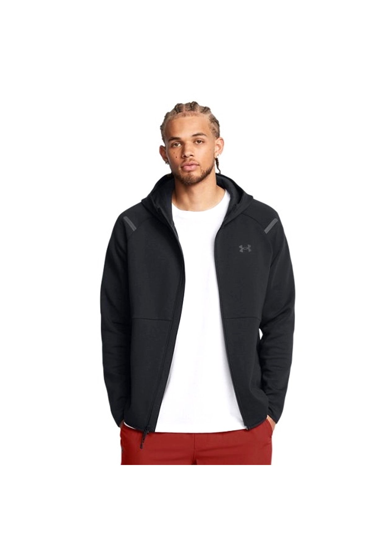 سویشرت ورزشی مشکی مردانه لباس روزانه سیاه و سفید غیر قابل توقف روز 001 Under Armour