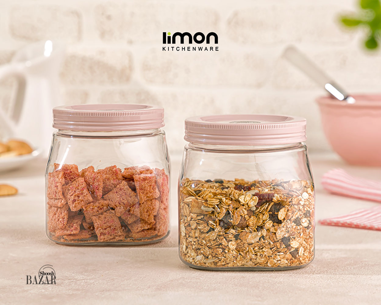 بانکه پت چهارگوش 800 سی سی لیمون کد 2310