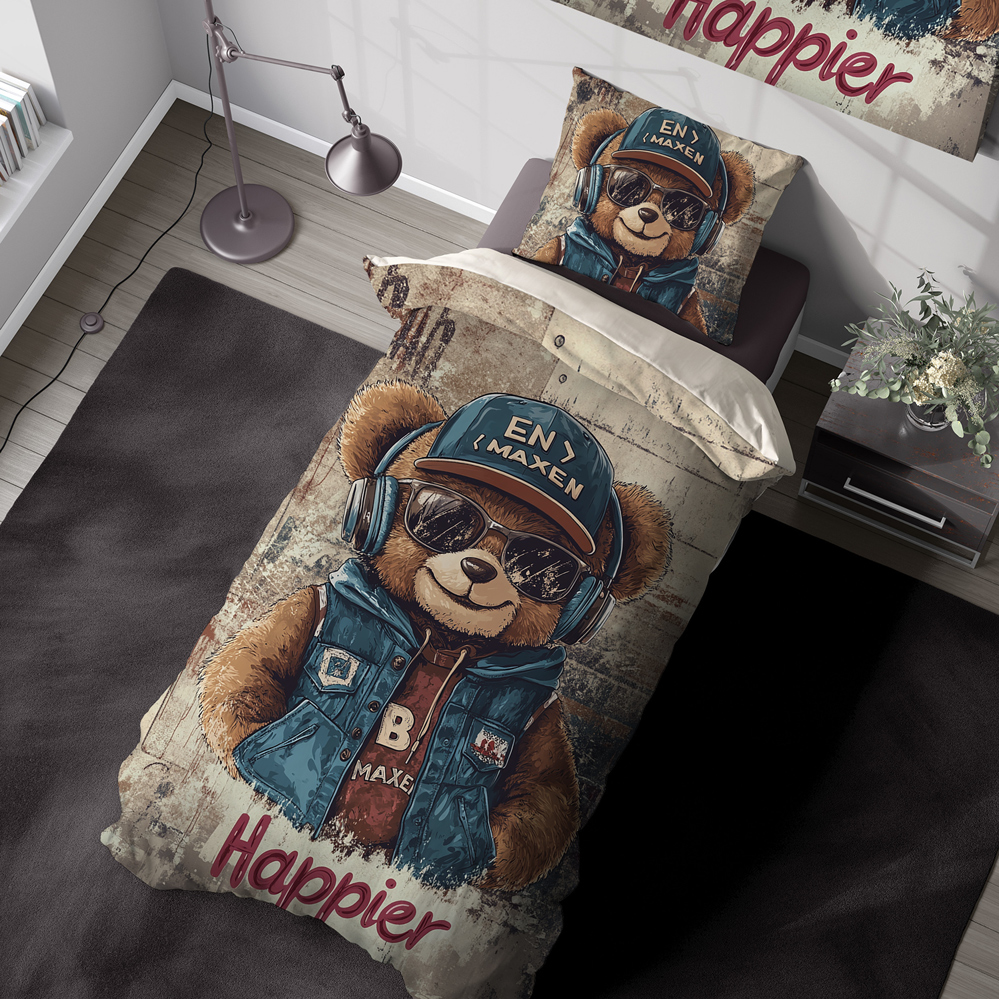 روتختی پسرانه طرح خرس تدی HQ-3217