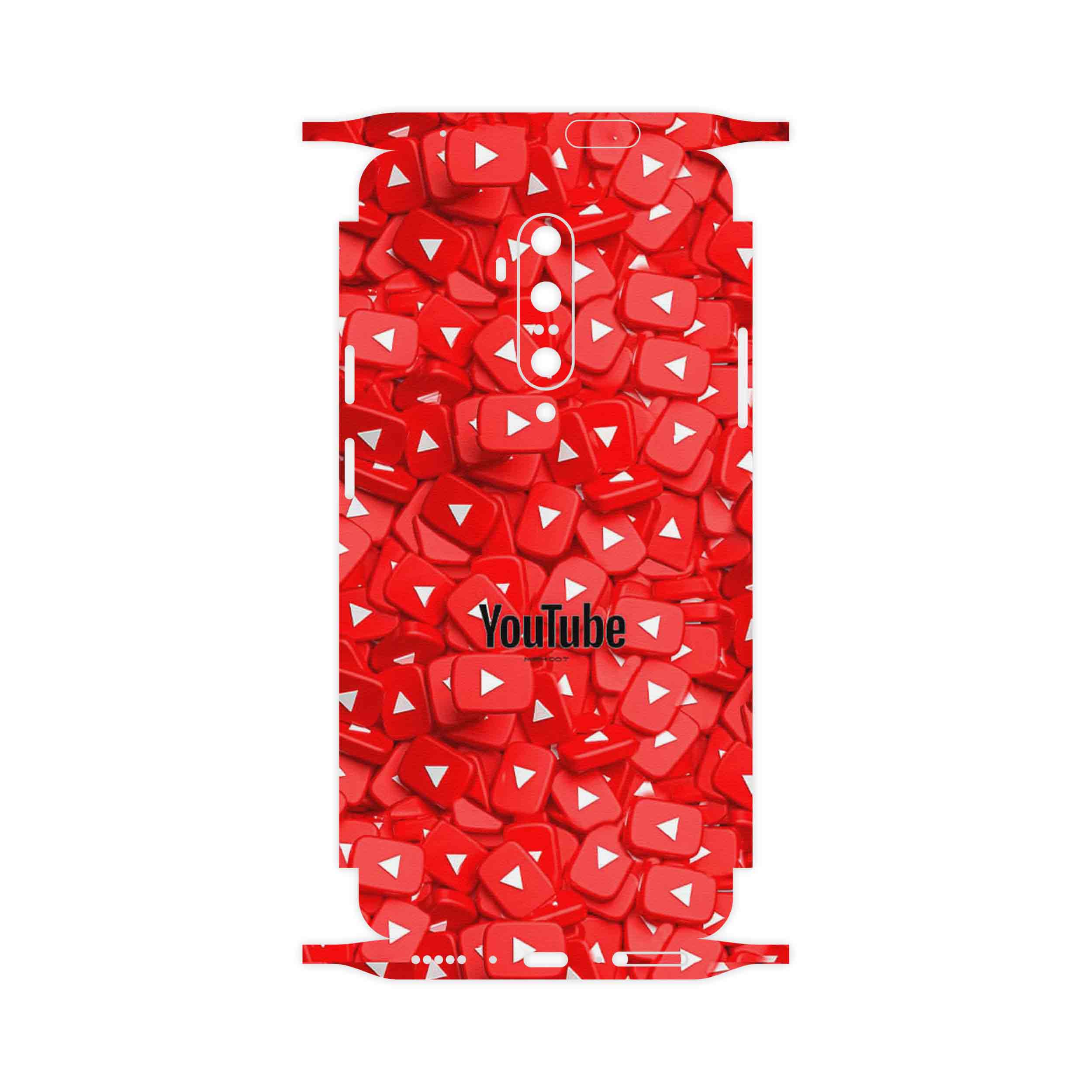 برچسب پوششی ماهوت مدل Youtube-FullSkin مناسب برای گوشی موبایل وان پلاس 7T Pro