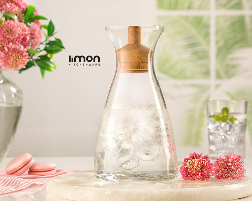 بطری آب درب چوبی 1 لیتر کد محصول : 226959
