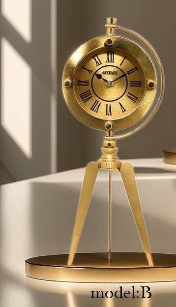 ساعت رومیزی آرتمیس کد 30300 Gold B طلایی (متوسط)
