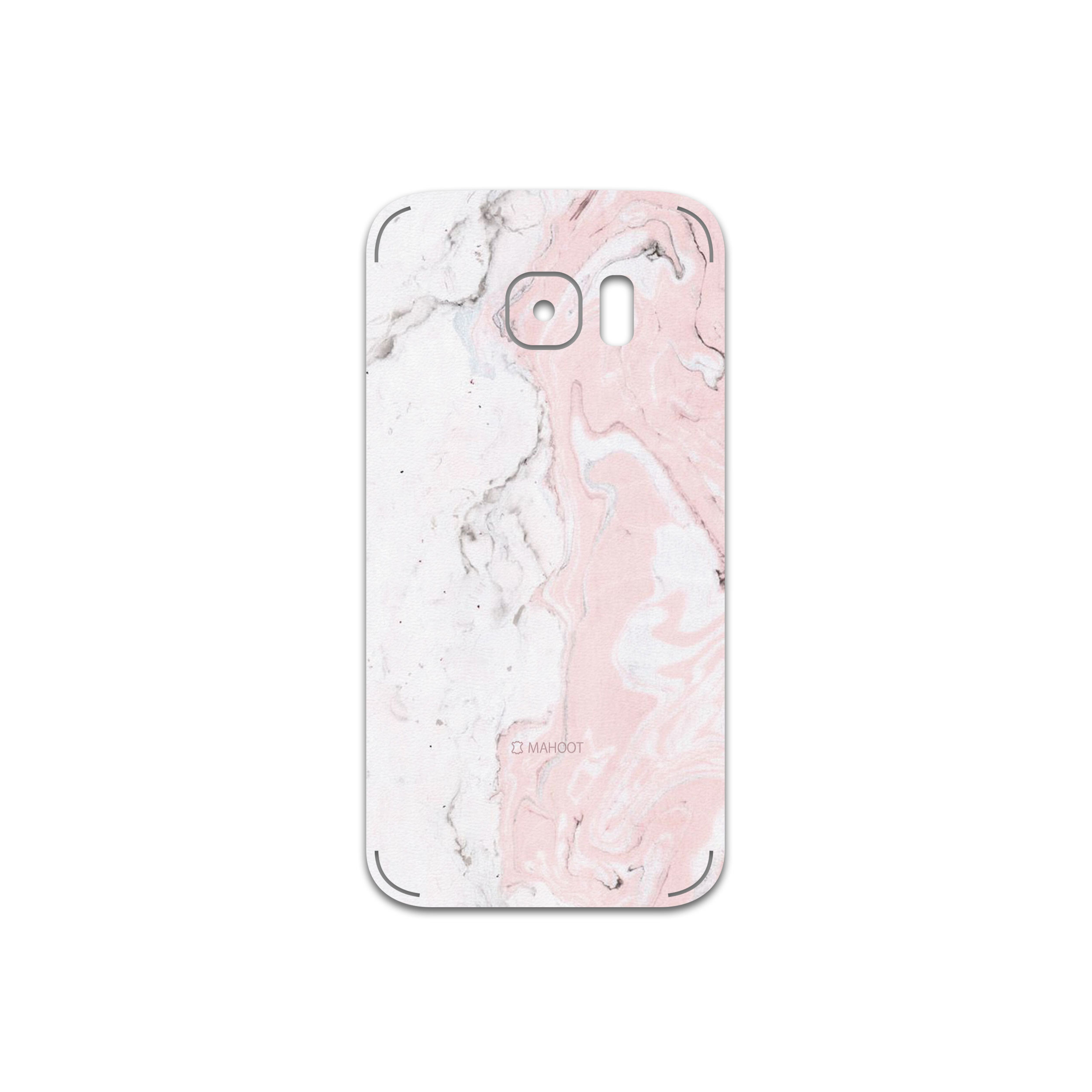 برچسب پوششی ماهوت مدل Blanco-Pink-Marble مناسب برای گوشی موبایل سامسونگ Galaxy S7