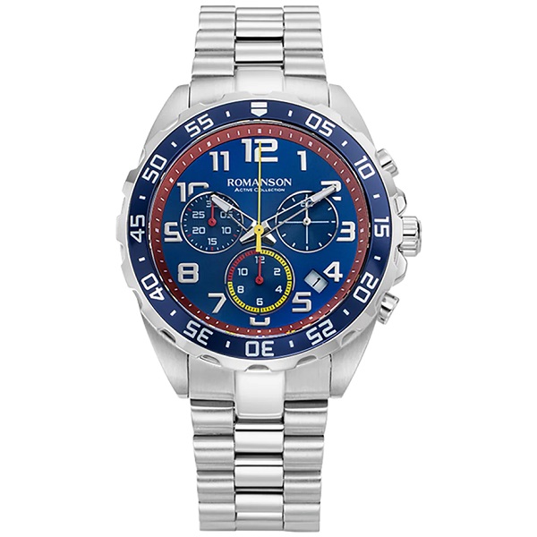 ساعت مچی رومانسون مردانه مدل AM0001HMWWA42W-BL