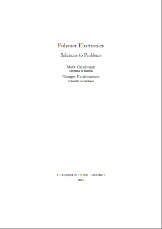 خرید و دانلود نسخه کامل کتاب Polymer Electronics Solutions Manual