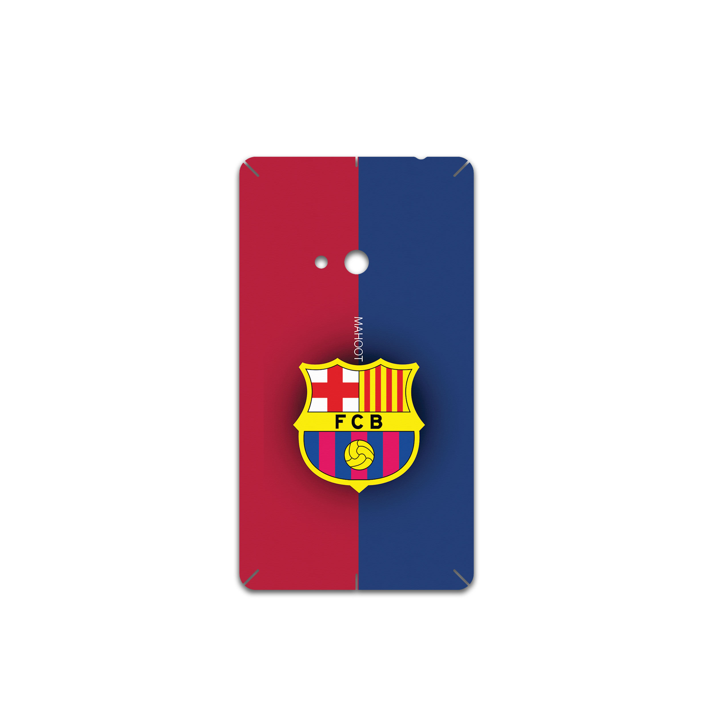 برچسب پوششی ماهوت مدل BARCELONA-FC-1 مناسب برای گوشی موبایل نوکیا Lumia 625