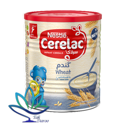 پودر سرلاک گندم به همراه شیر نستله