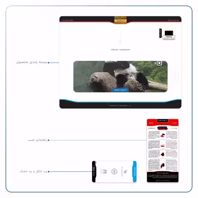 برچسب پوششی ماهوت مدل Panda مناسب برای تبلت سامسونگ Galaxy Tab S4 10.5 2018 T830