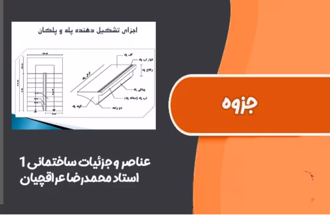 PDF جزوه عناصر و جزئیات ساختمانی 1 از محمدرضا عراقچیان