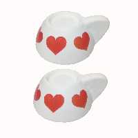 جاشمعی مدل قلب فنجان کد 369 بسته دو عددی