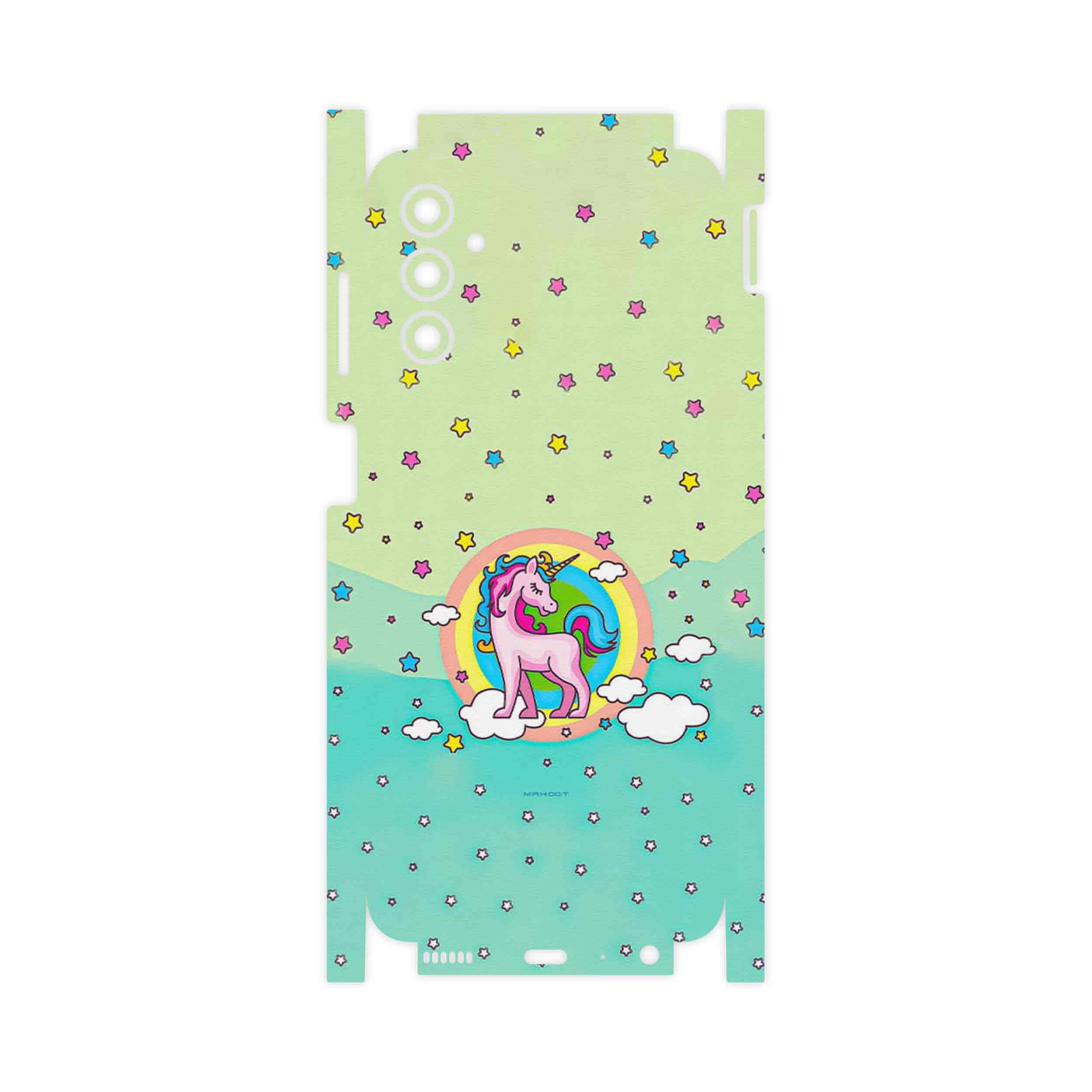 برچسب پوششی ماهوت مدل Rainbow unicorn adventure-FullSkin مناسب برای گوشی موبایل سامسونگ Galaxy M13 (India)