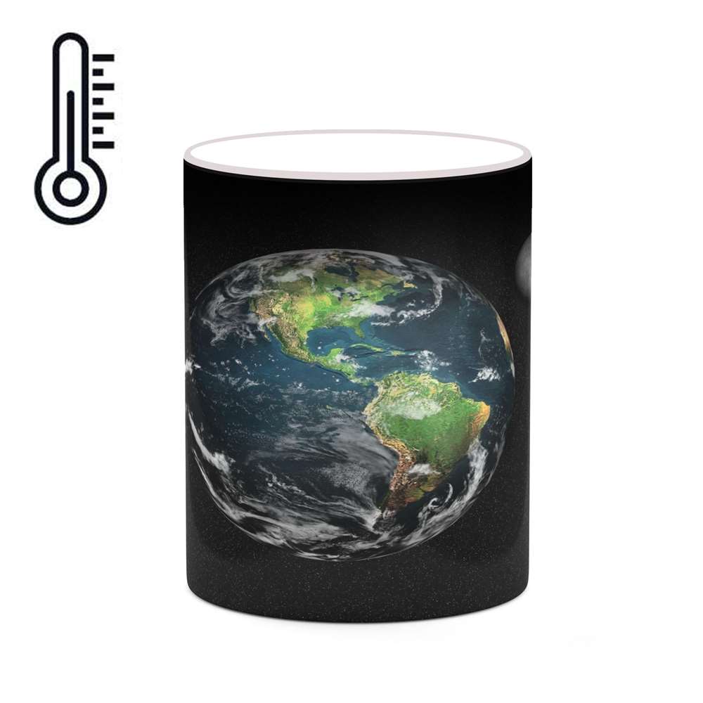 ماگ حرارتی کاکتی طرح فضا و کهکشان مدل mgh19939