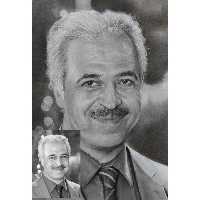 طراحی چهره سیاه قلم سایزa3(هزینه ارسال بر عهده مشتری میباشد)