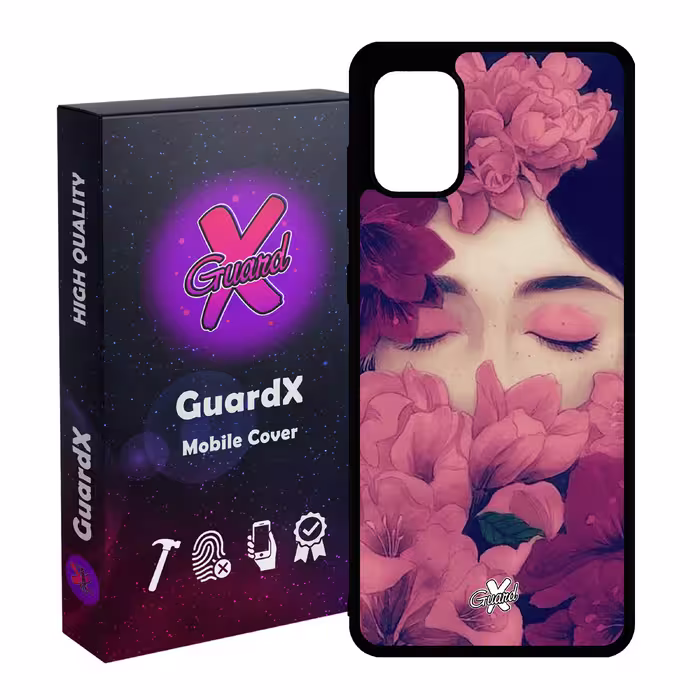 کاور گارد ایکس طرح Girl مدل Glass10027 مناسب برای گوشی موبایل سامسونگ Galaxy A31