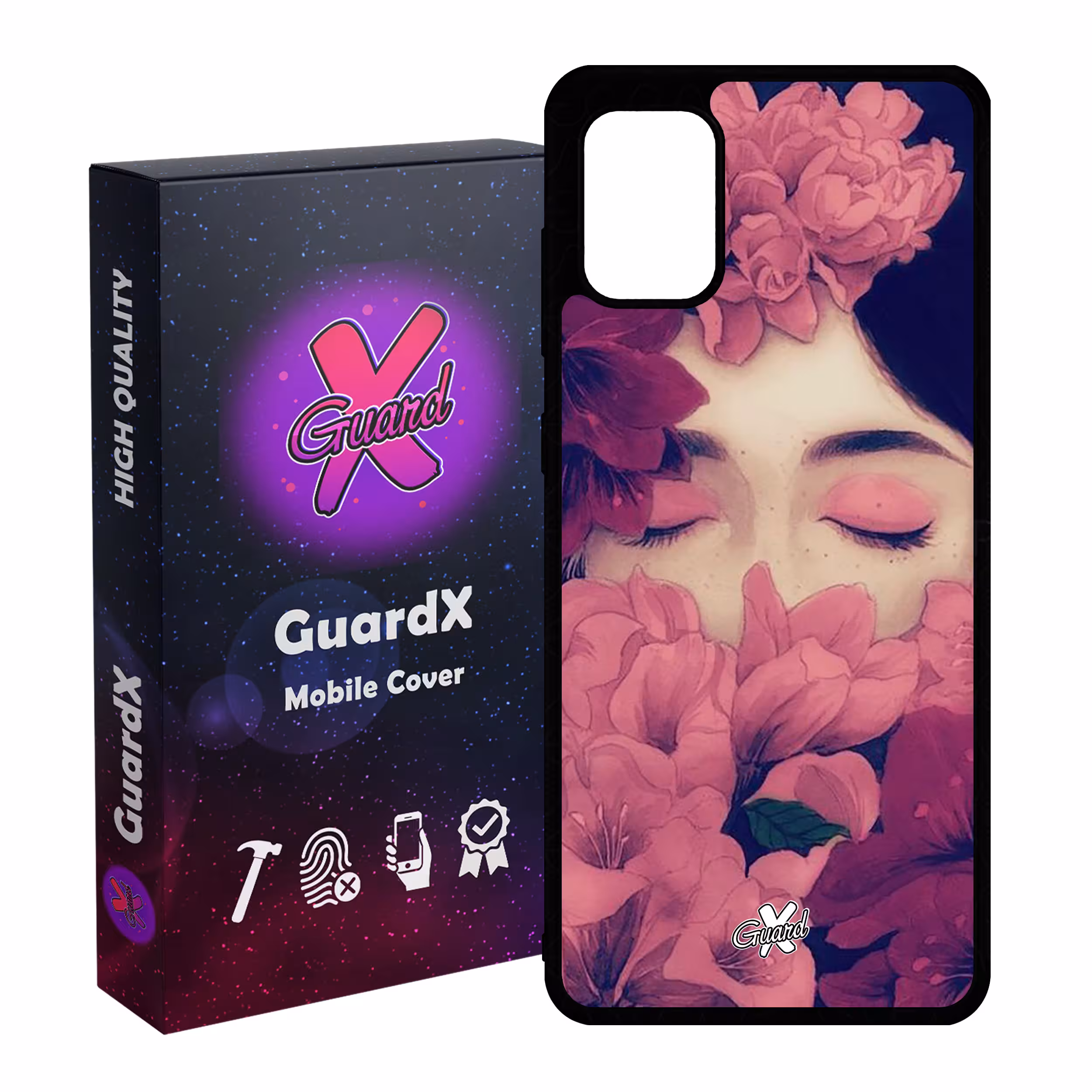 کاور گارد ایکس طرح Girl مدل Glass10027 مناسب برای گوشی موبایل سامسونگ Galaxy A31
