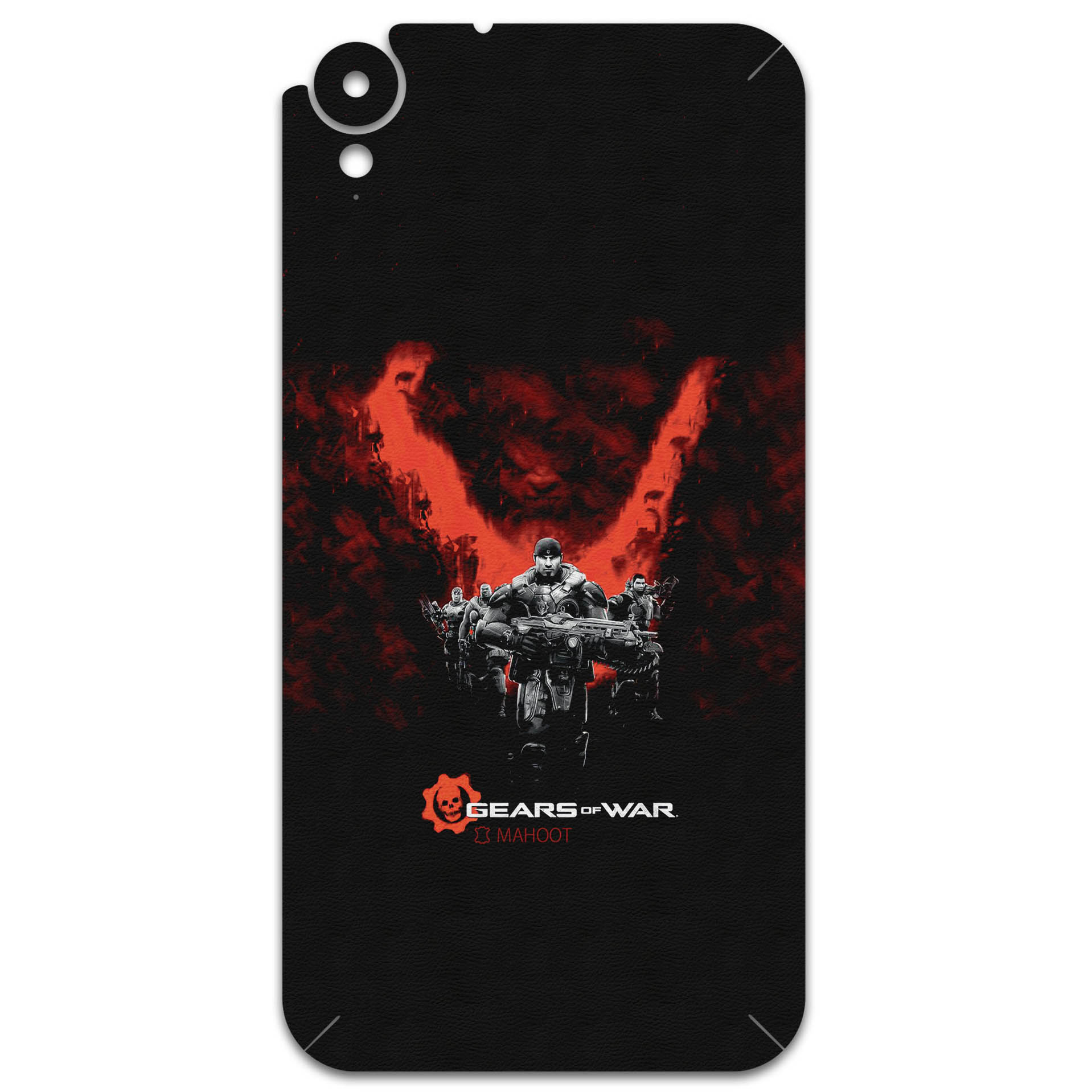 برچسب پوششی ماهوت مدل GEARS-OF-WAR-Game مناسب برای گوشی موبایل اچ تی سی Desire 830