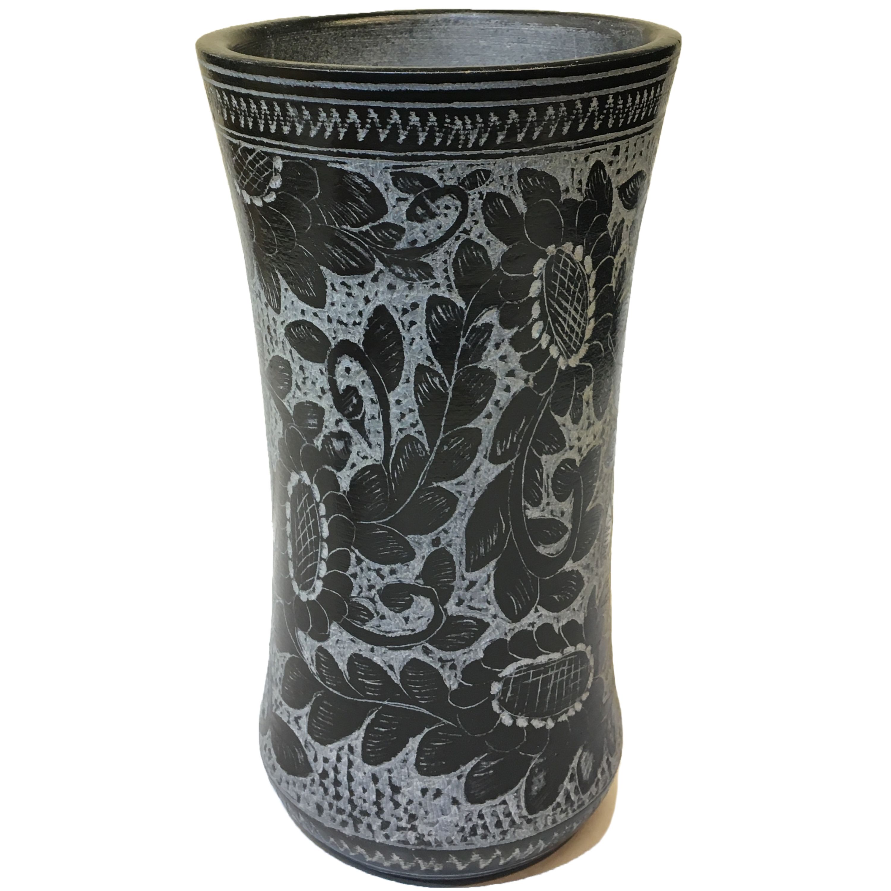 گلدان سنگی طرح طاووس