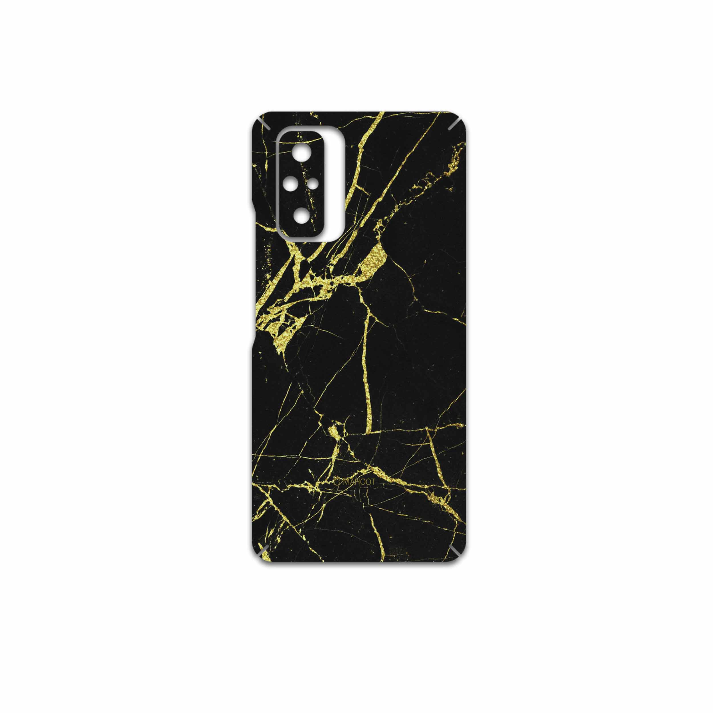 برچسب پوششی ماهوت مدل Graphite-Gold-Marble مناسب برای گوشی موبایل شیائومی Redmi Note 10 Pro Max