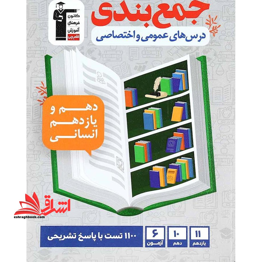 جمع بندی درس های عمومی و اختصاصی پایه دهم و یازدهم انسانی - فروشگاه کتاب اشراق