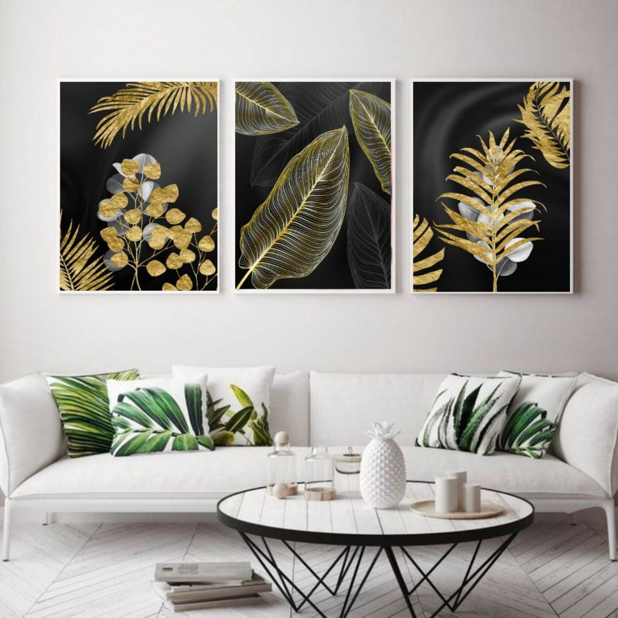  تابلو مدل دکوراتیو کد 1078 مجموعه 3 عددی