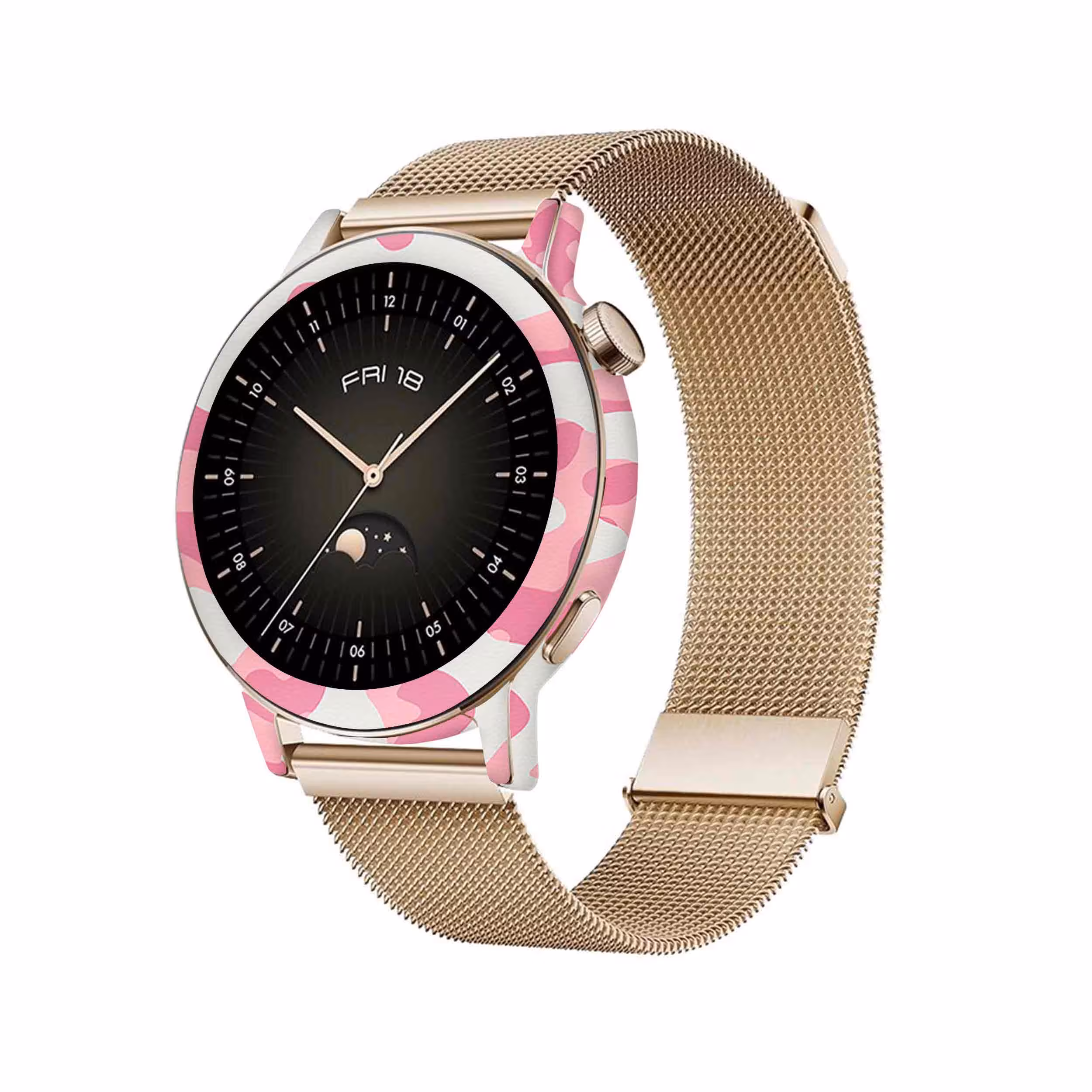 برچسب ماهوت طرح Army-Pink مناسب برای ساعت هوشمند هوآوی Watch GT 3 42mm