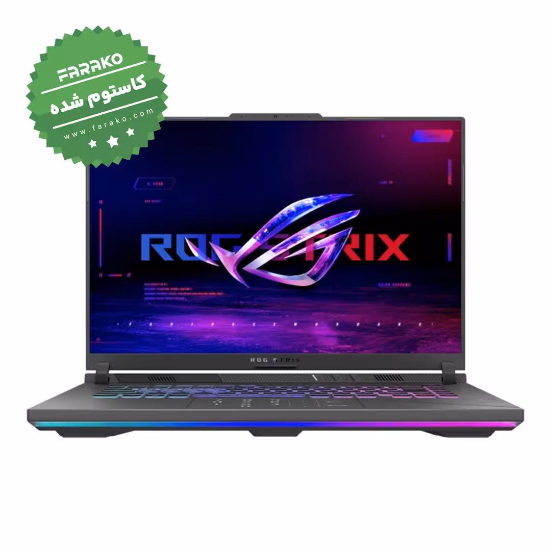 لپ تاپ ایسوس 16 اینچی مدل ROG Strix G16 G614JI با پردازنده Core i9-13980HX, رم 32GB, حافظه 2TB SSD و گرافیک RTX 4070 8GB