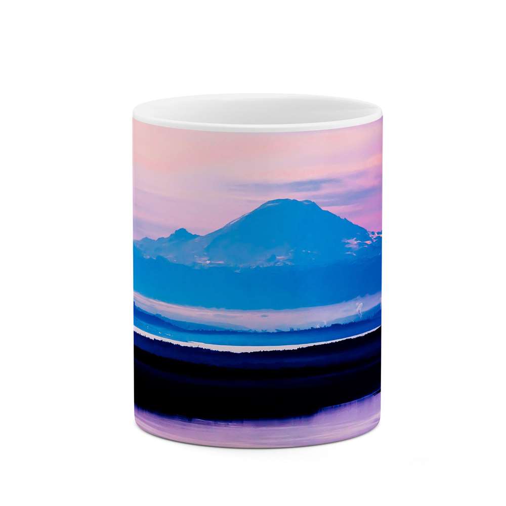 ماگ طرح منظره زیبا  مدل mgp13420