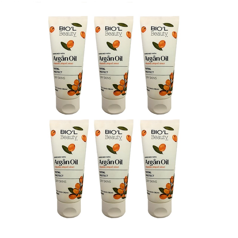 کرم مرطوب کننده بیول مدل Argan Oil حجم 60 میلی لیتر مجموعه 6 عددی