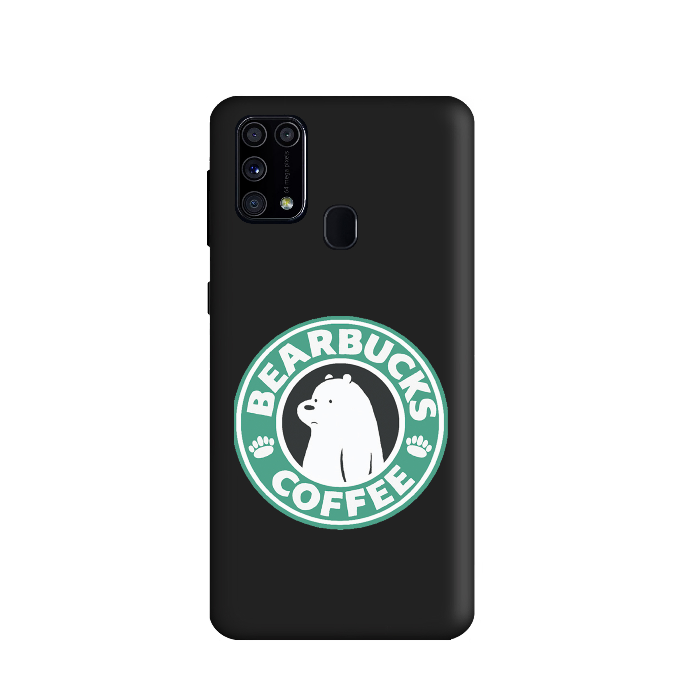 کاور طرح خرس کله فندقی کد y3778 مناسب برای گوشی موبایل سامسونگ Galaxy M31